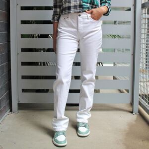 Lauren Ralph Lauren White Straight Leg Denim